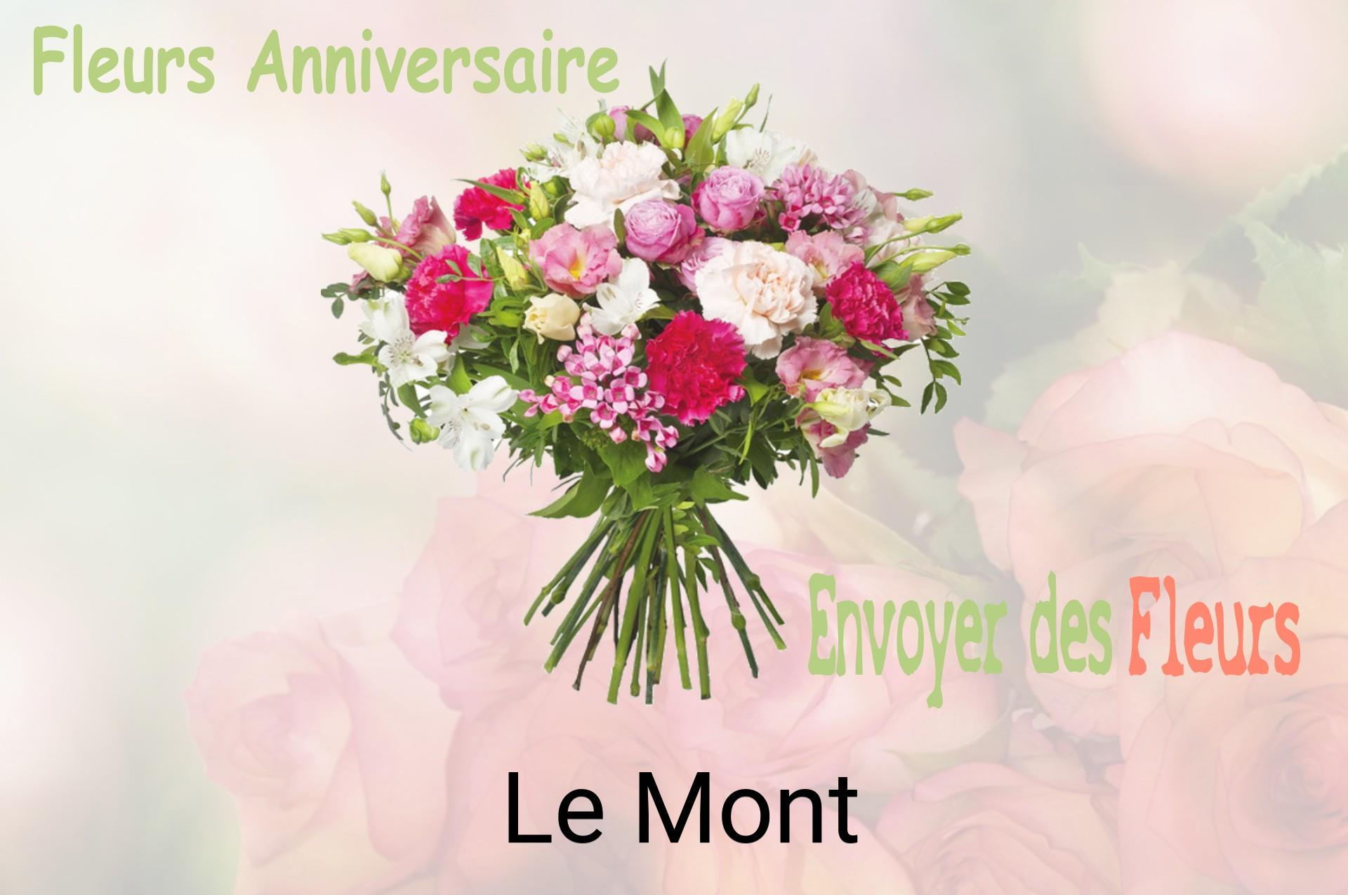 Bouquet de fleurs d’anniversaire livré à Le Mont