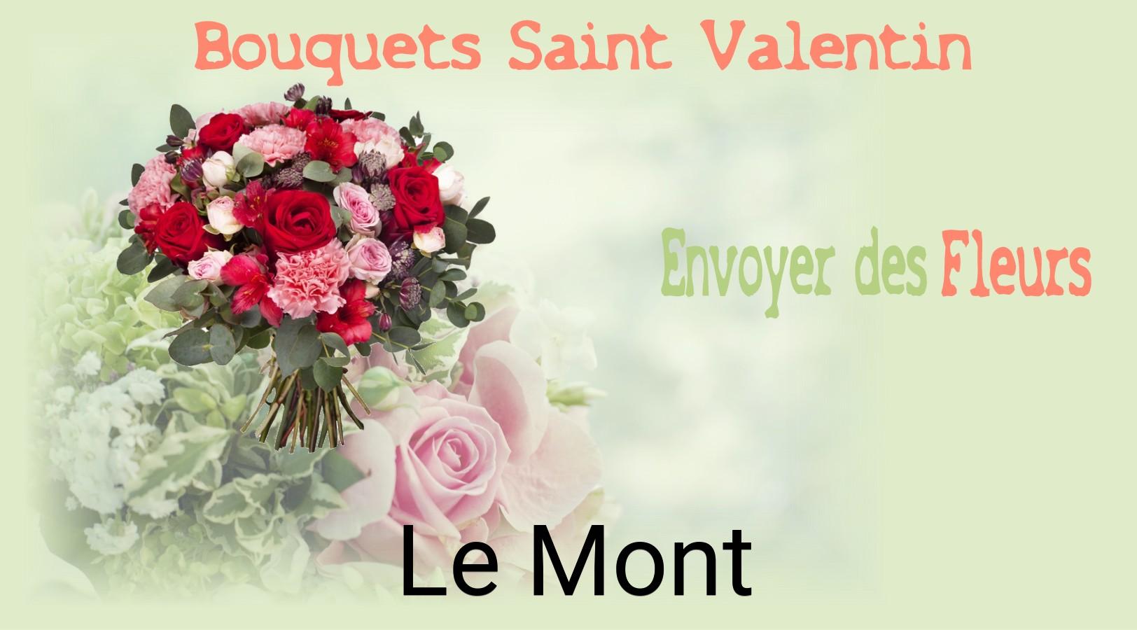 Roses de Saint-Valentin livrées à Le Mont